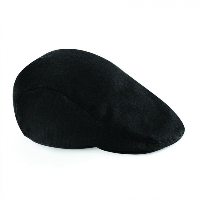 Black Vintage Flat Cap
