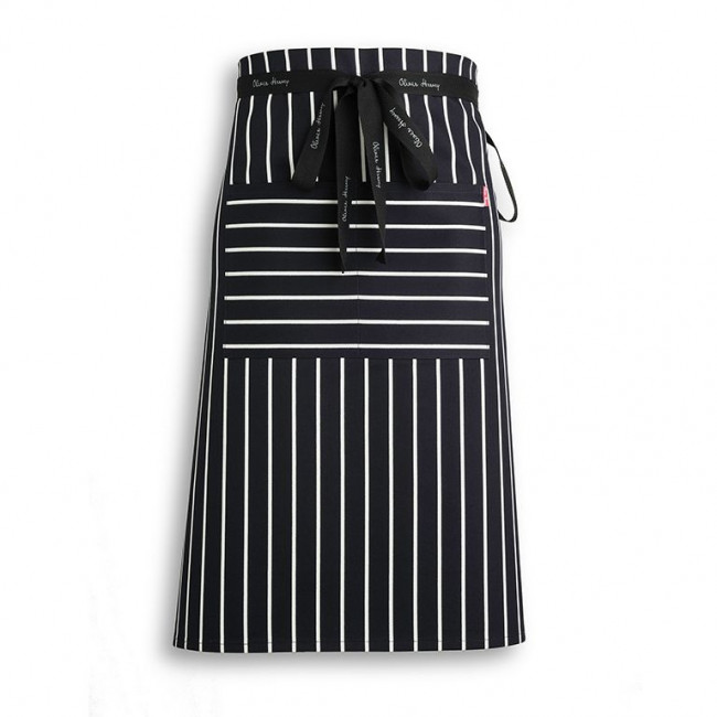 Navy and White Butchers Waist Apron | Chef Aprons From Oliver Harvey