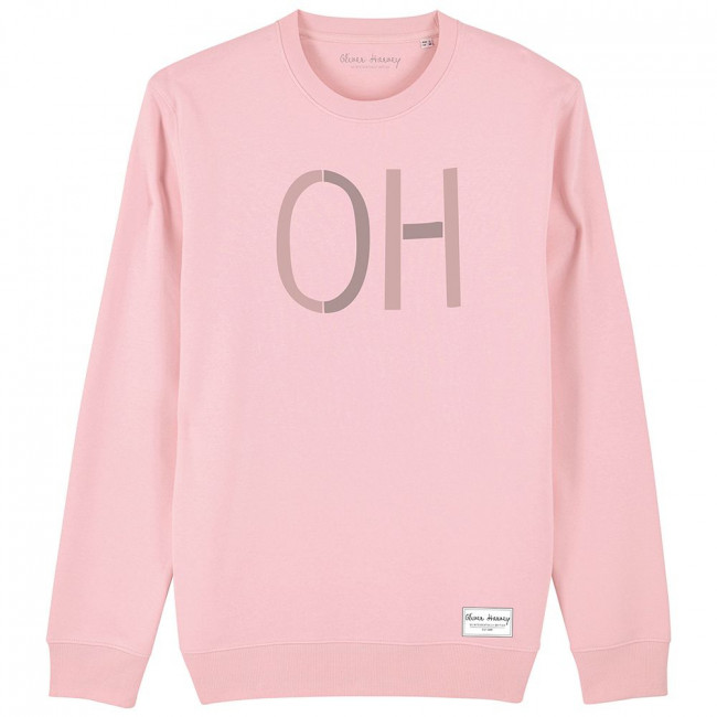 Unisex Organic Crew Neck Sweatshirt – Pink