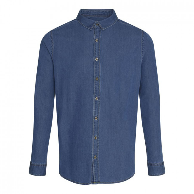 Dark Blue Denim Shirt | Shirts and Blouses From Oliver Harvey