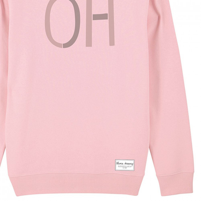 Unisex Organic Crew Neck Sweatshirt – Pink