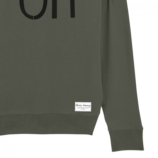 Unisex Organic Crew Neck Sweatshirt – Khaki