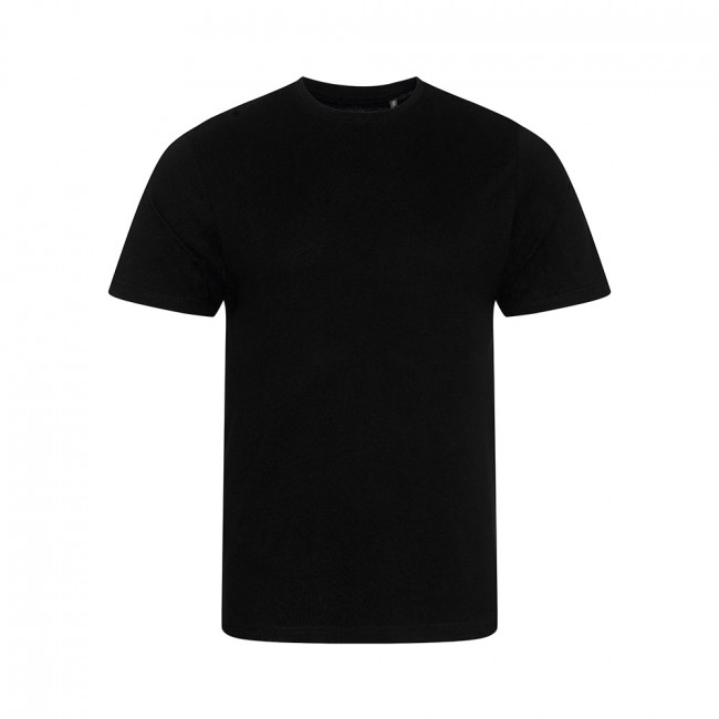 Black Mens Organic Short Sleeve Cascade T-Shirt