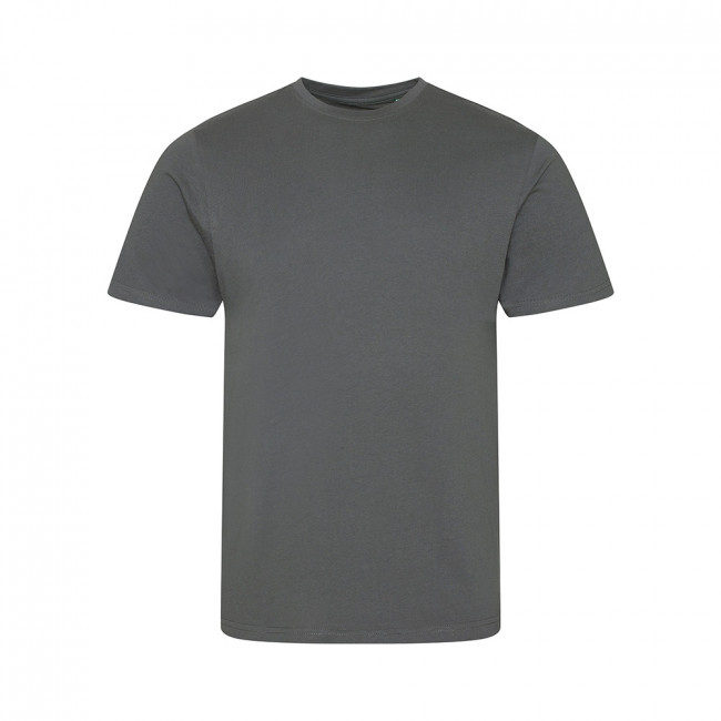 Charcoal Mens Organic Short Sleeve Cascade T-Shirt