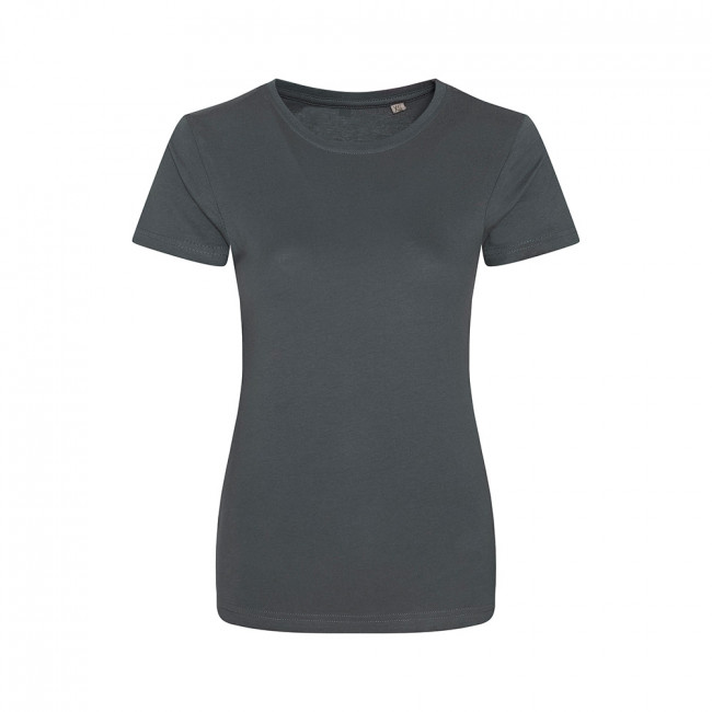 Charcoal Womens Organic Short Sleeve Cascade T-Shirt