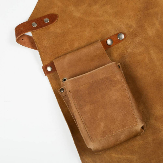 Light Brown Full Leather Apron