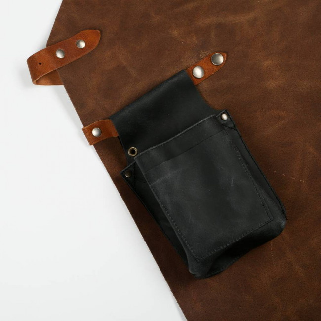 Dark Brown Full Leather Apron
