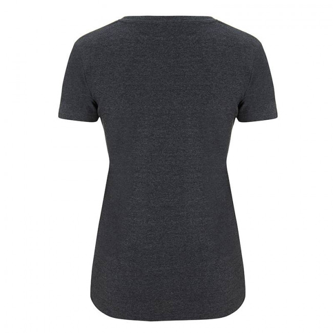 Womens Melange Black T-Shirt