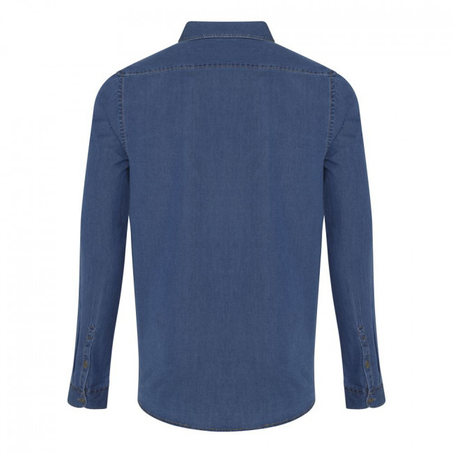 Dark Blue Denim Shirt | Shirts and Blouses From Oliver Harvey