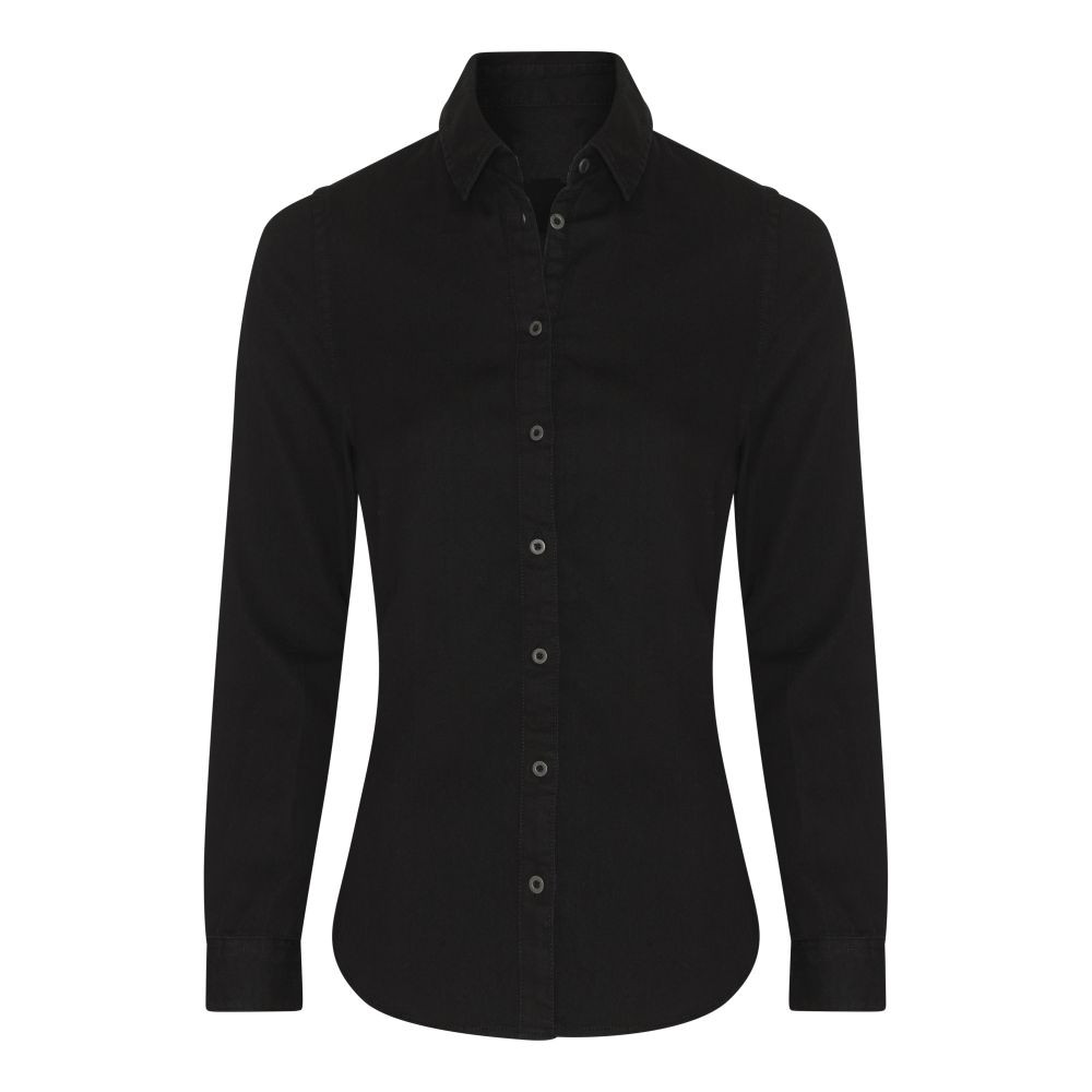Black Denim Blouse | Shirts and Blouses From Oliver Harvey