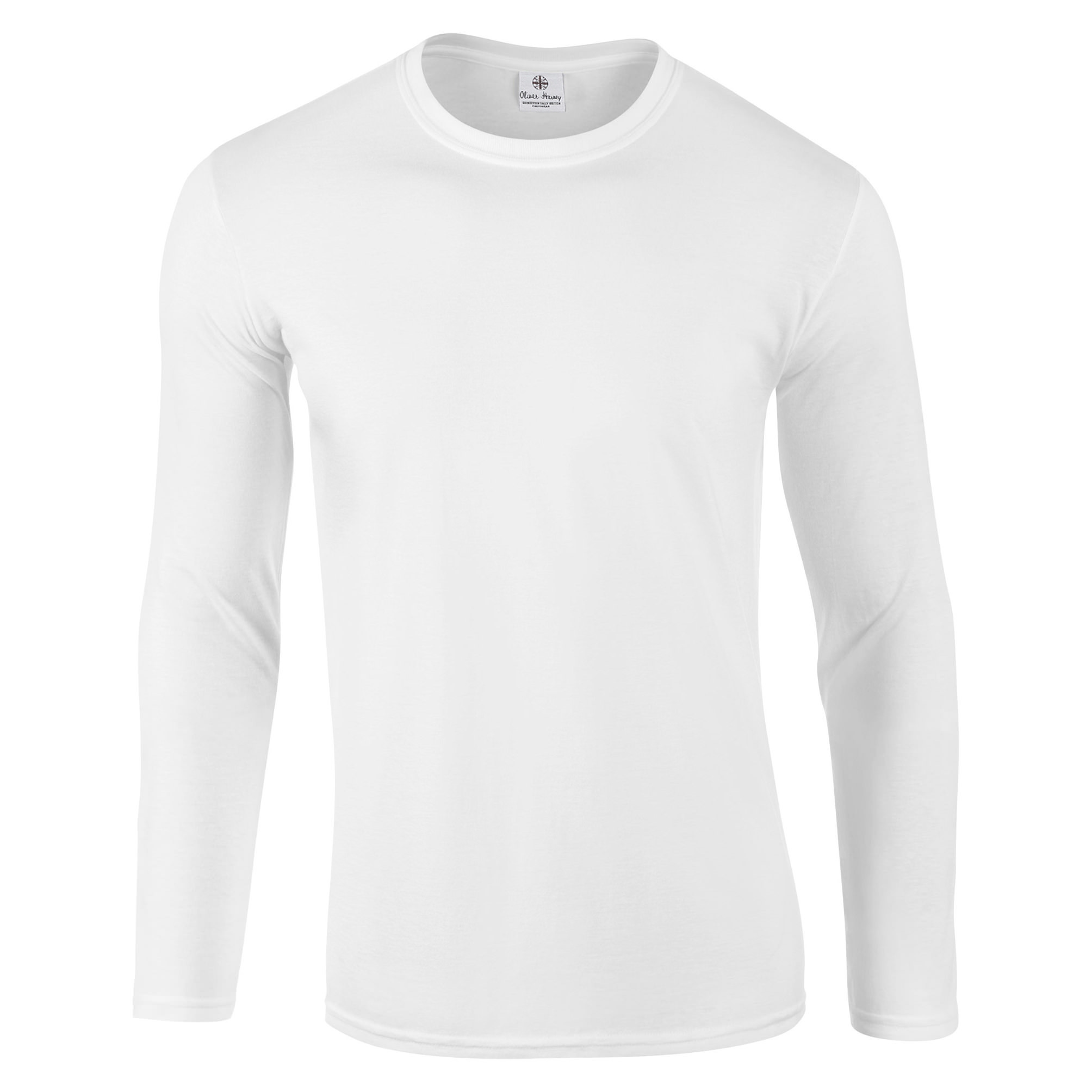 White Long Sleeved T-Shirt | Chef T-Shirts From Oliver Harvey