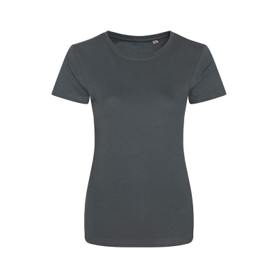 Charcoal Womens Organic Short Sleeve Cascade T-Shirt