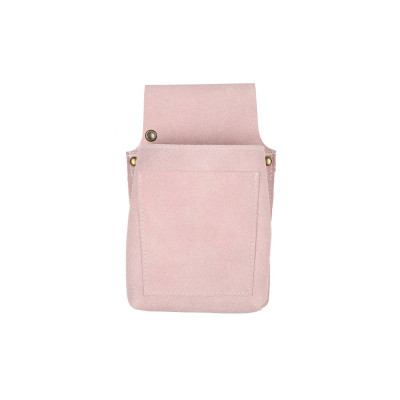 Pink Leather Pouch